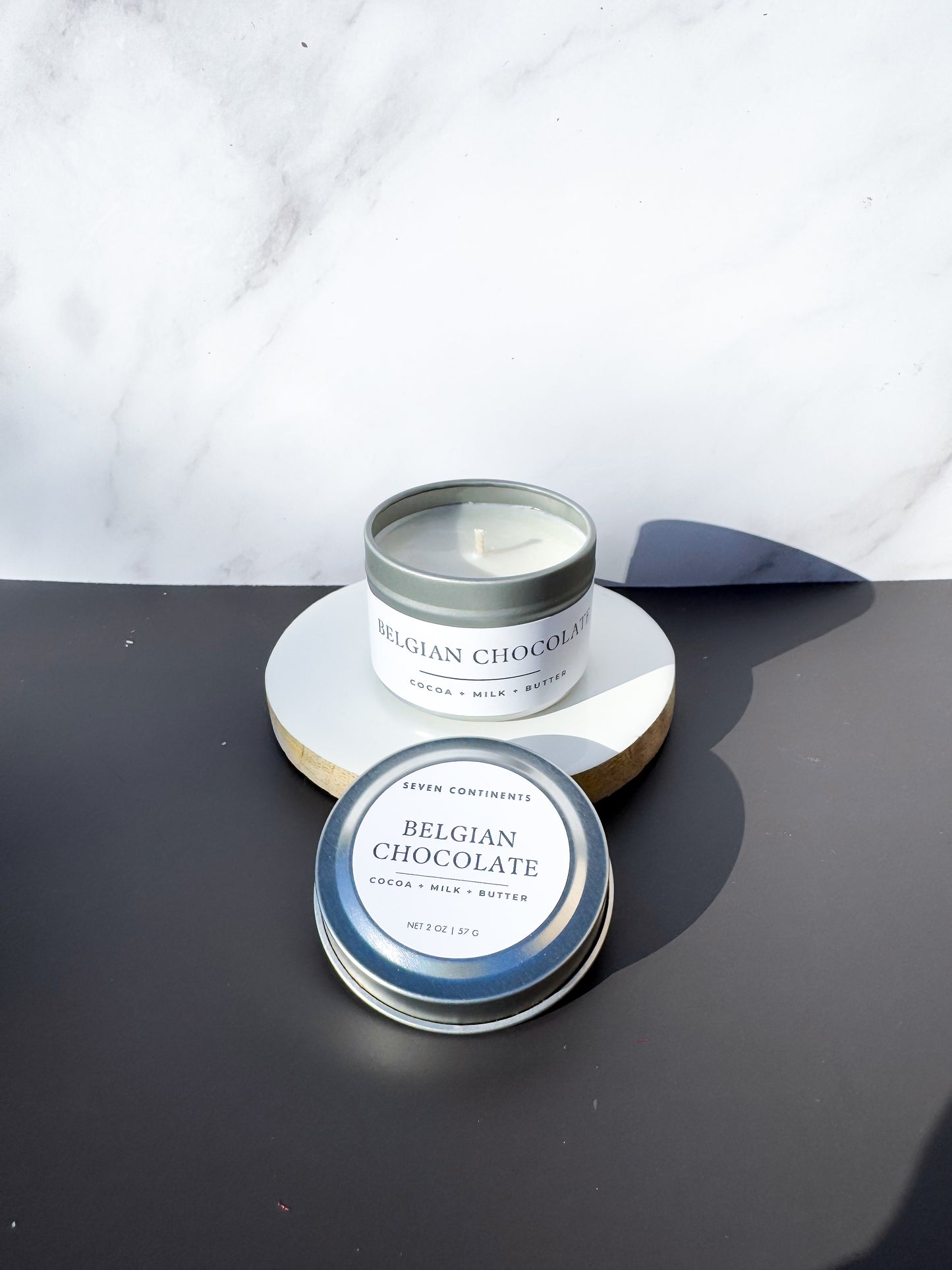 Belgian Chocolate Soy Wax Mini Candle