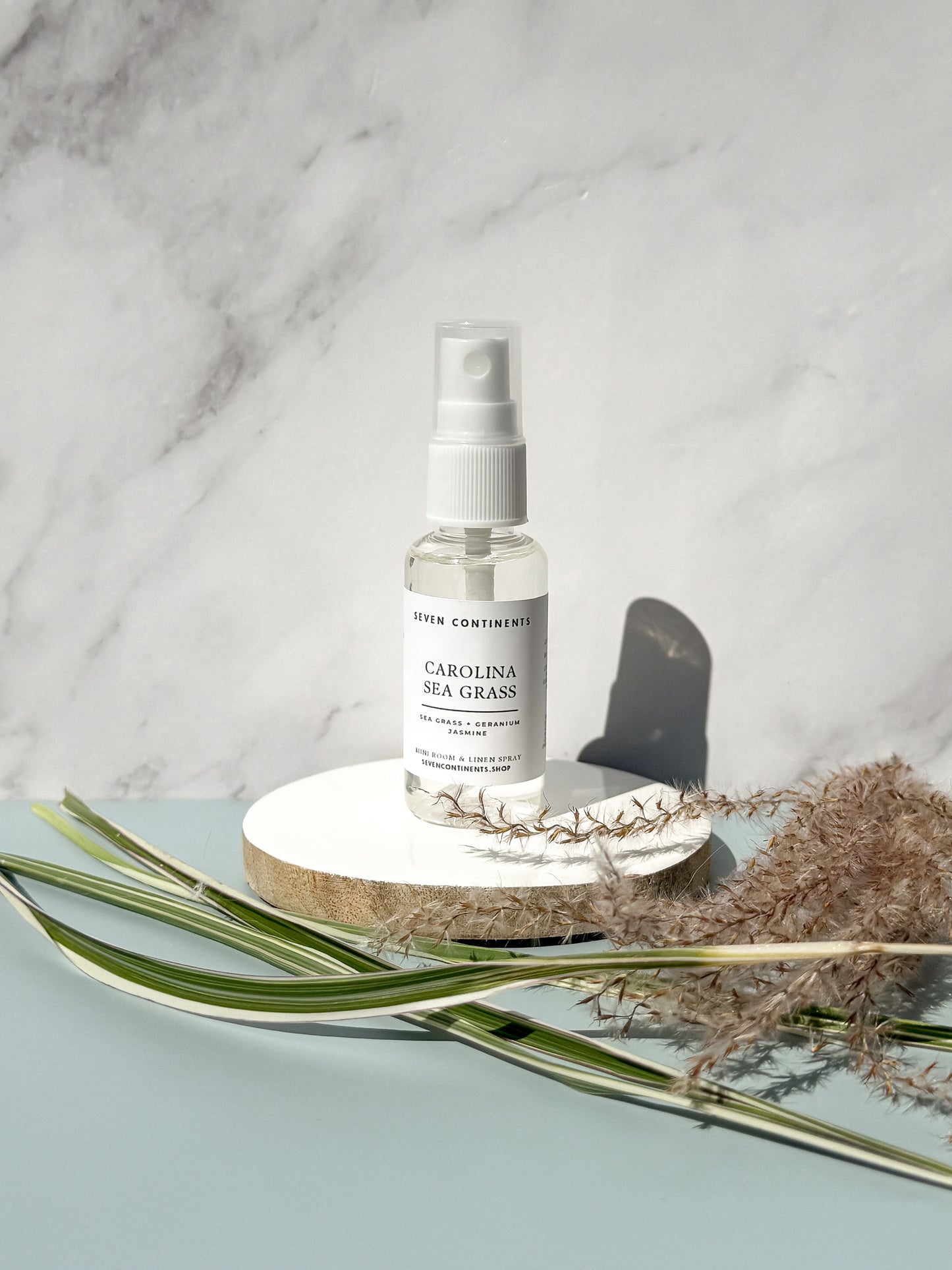Carolina Sea Grass mini room spray with fresh coastal scent inspired by the Carolina shoreline