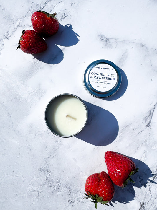 Connecticut Strawberries - Soy Wax Mini Candle