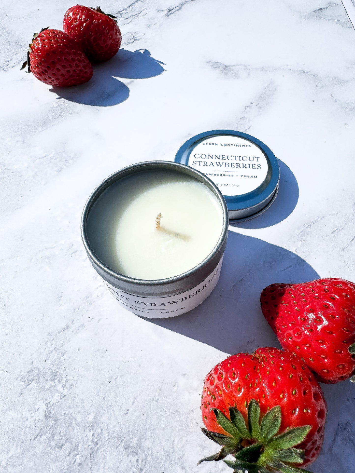 Connecticut Strawberries - Soy Wax Mini Candle