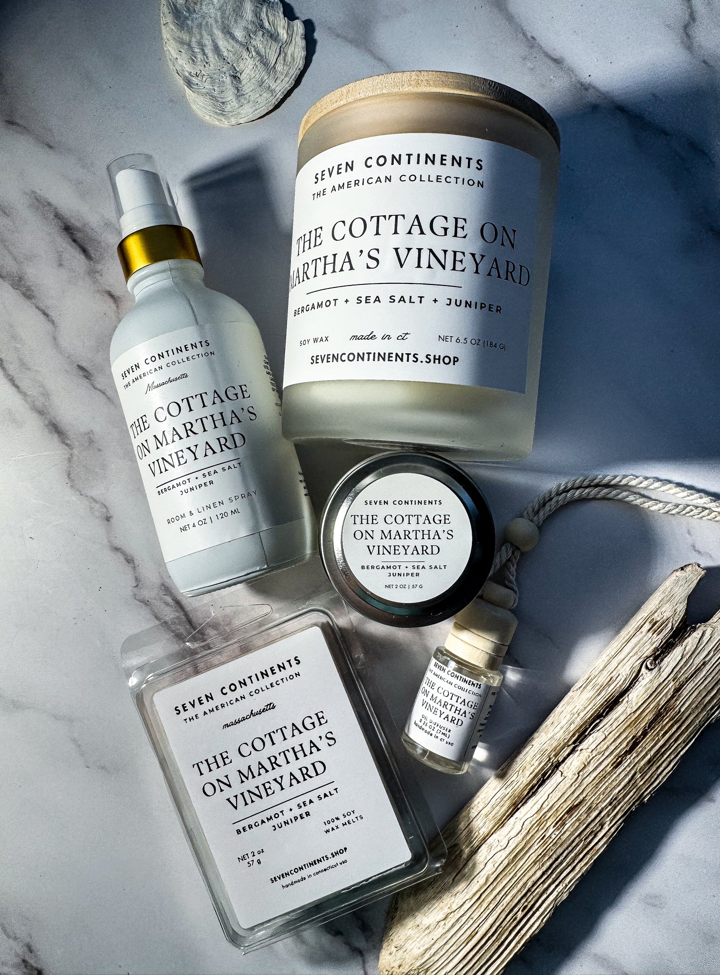 The Cottage on Martha's Vineyard Mini Car Diffuser