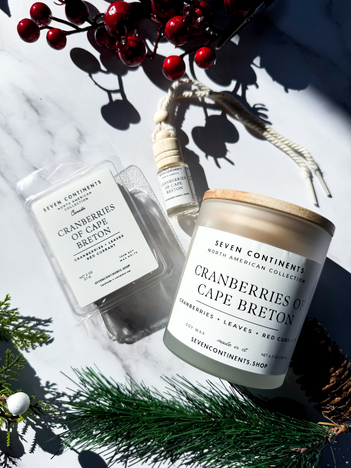 Cranberries of Cape Breton Soy Wax Candle