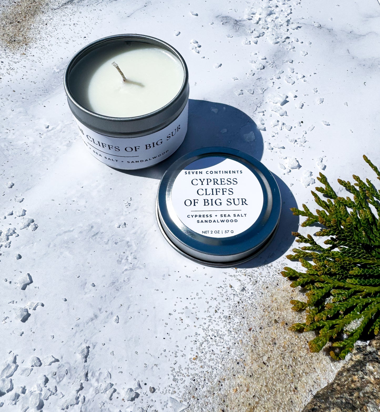 Cypress Cliffs of Big Sur - Soy Wax Mini Candle