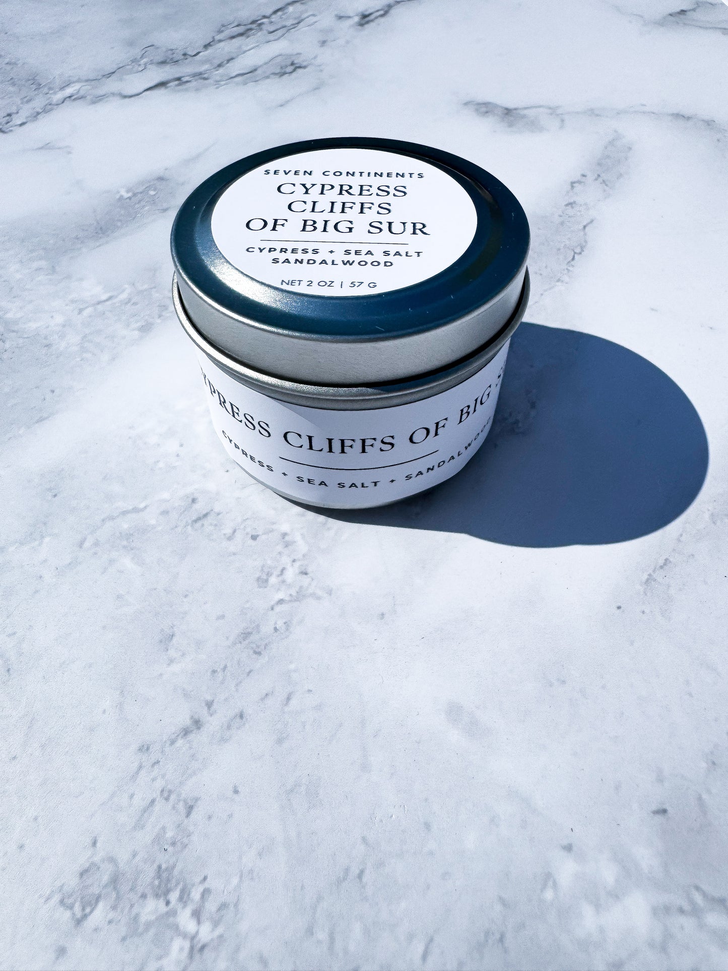 Cypress Cliffs of Big Sur - Soy Wax Mini Candle