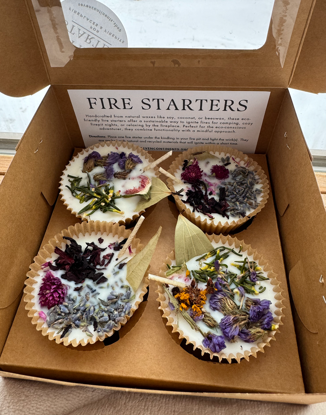 Spring Floral Firestarters - 4 pack