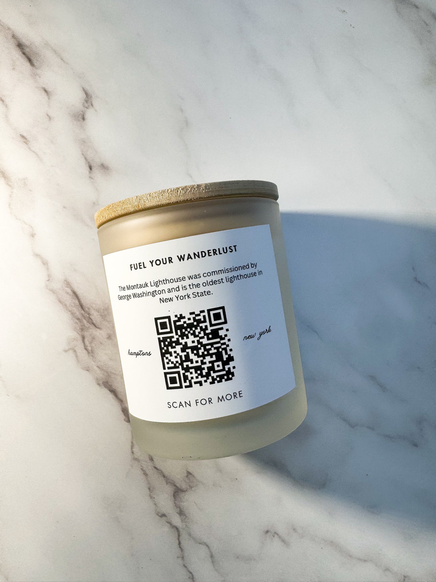 Hamptons White Linen Candle