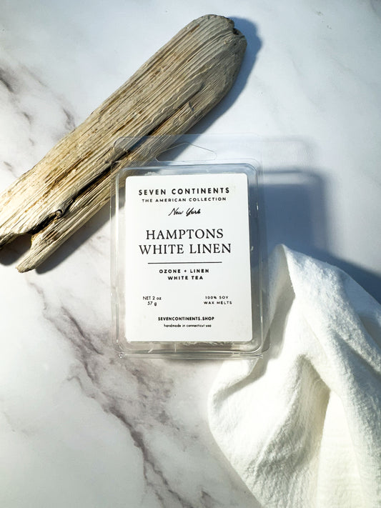 Hamptons White Linen - Soy Wax Melt