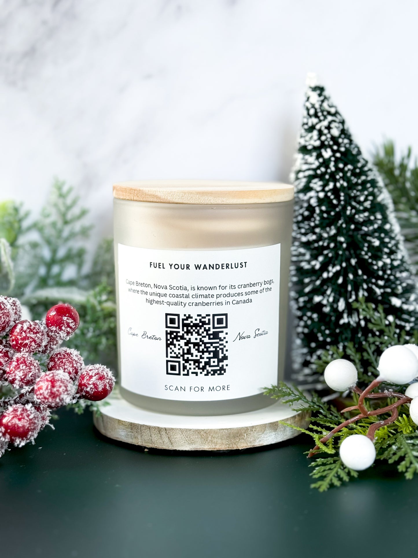 Cranberries of Cape Breton Soy Wax Candle