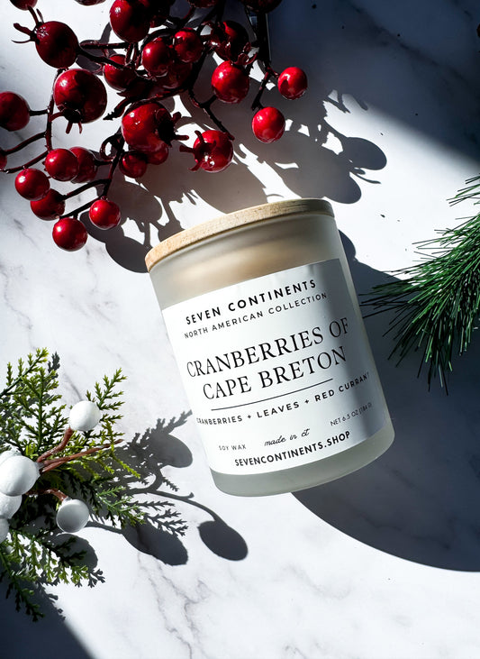 Cranberries of Cape Breton Soy Wax Candle