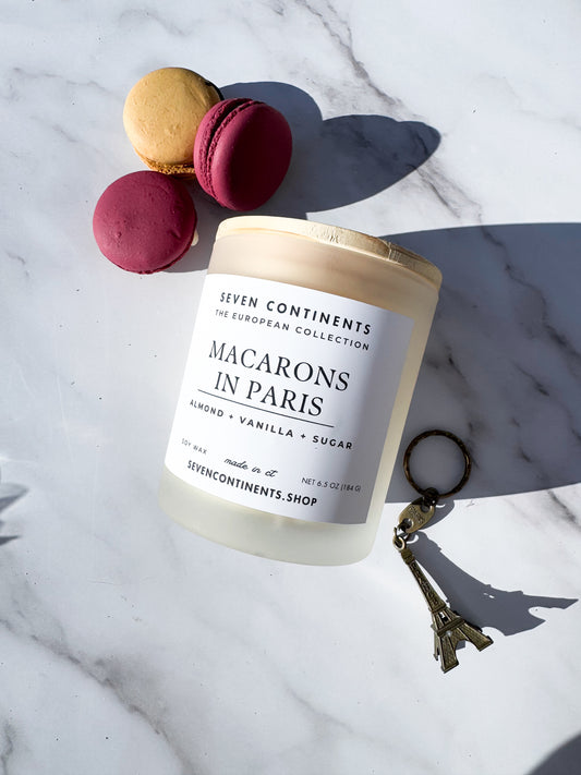 Macarons in Paris Candle