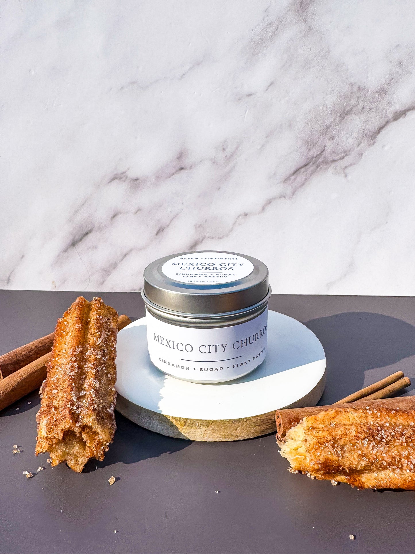 Mexico City Churros Mini Candle