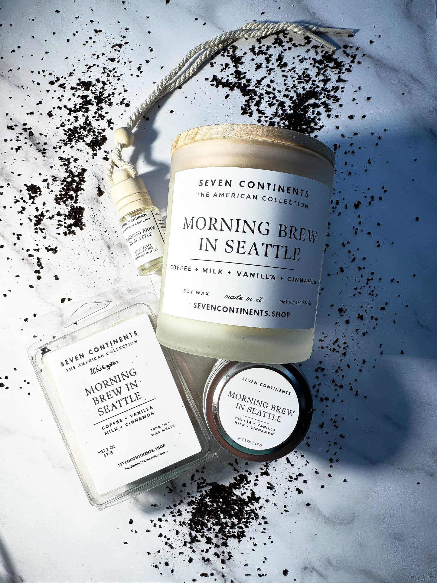 Morning Brew in Seattle Candle