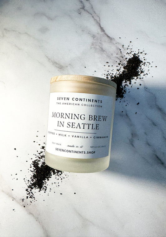 Morning Brew in Seattle Candle