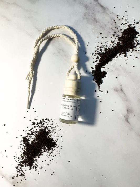 Morning Brew in Seattle Mini Car Diffuser