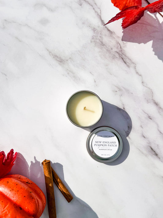 New England Pumpkin Patch Mini Candle