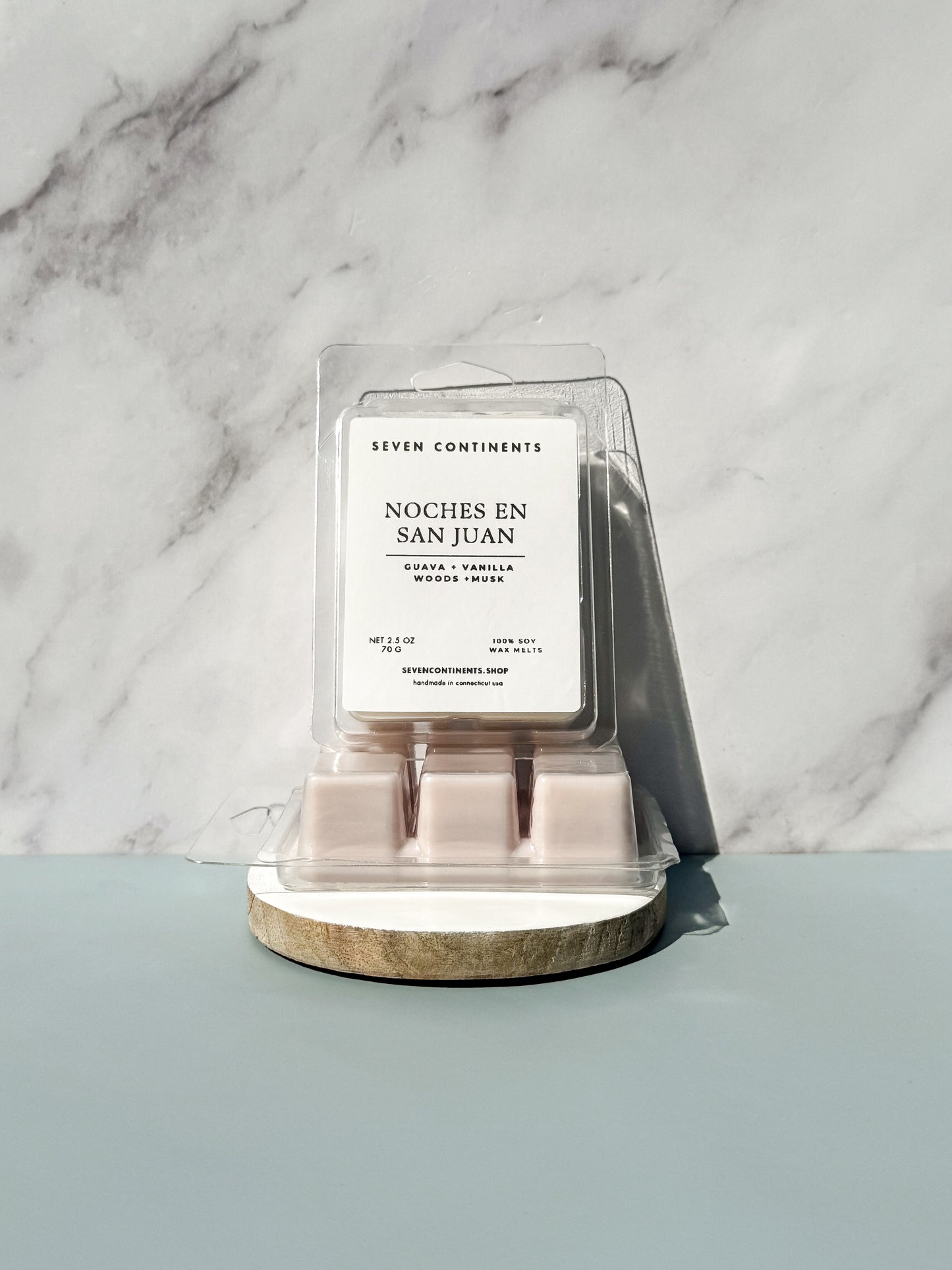 Noches en San Juan wax melts with warm tropical fragrance inspired by Puerto Rico