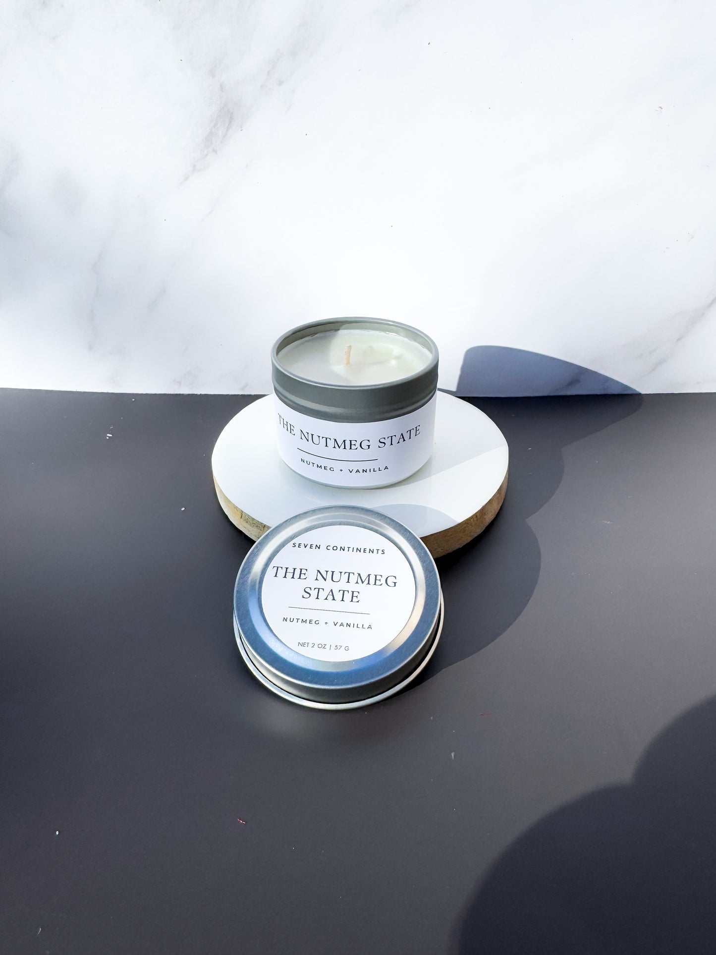 The Nutmeg State Soy Wax Mini Candle