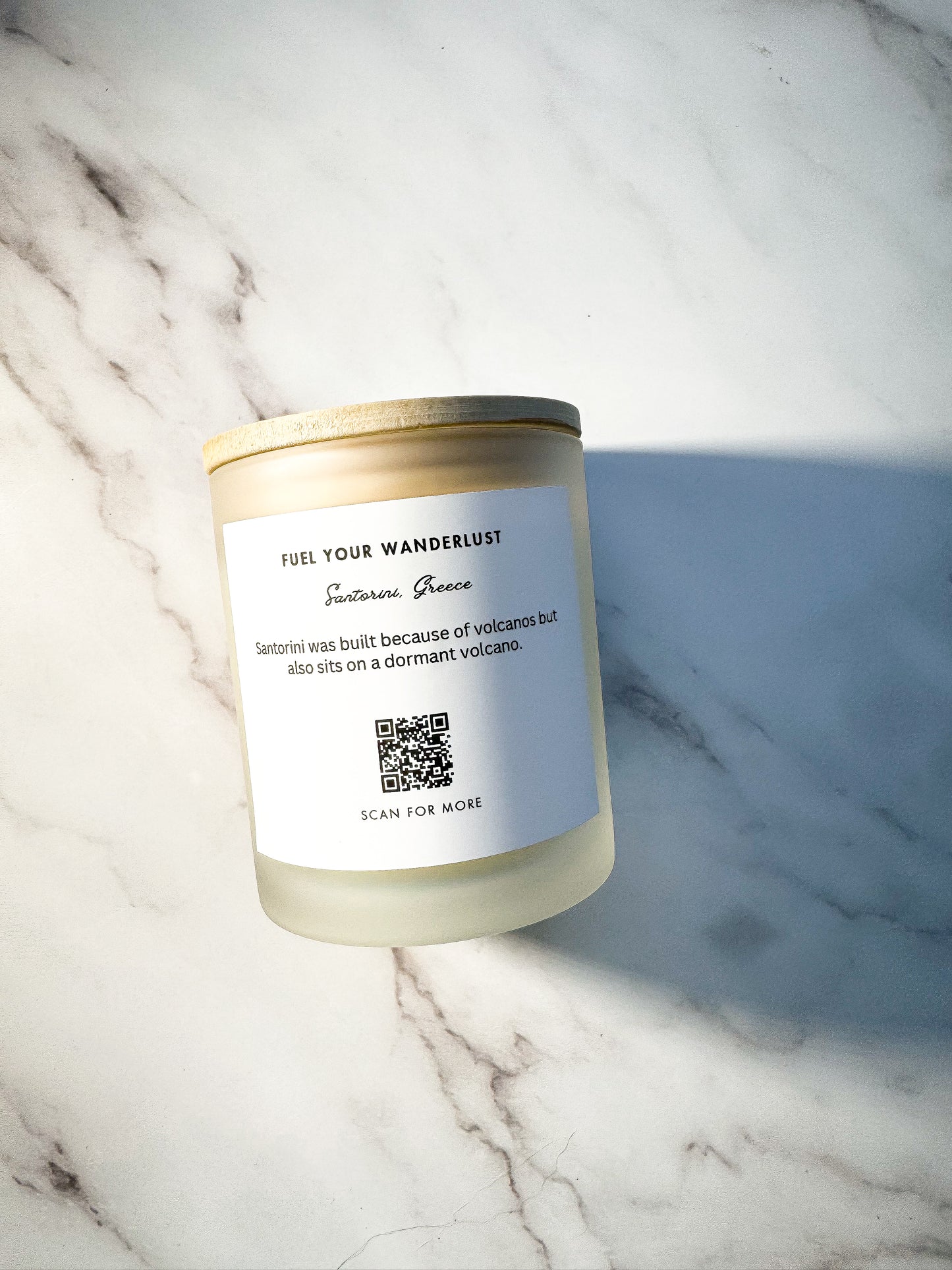 The Sea of Santorini Candle
