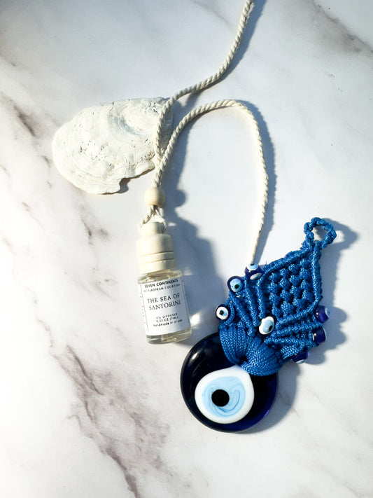 The Sea of Santorini Mini Car Diffuser