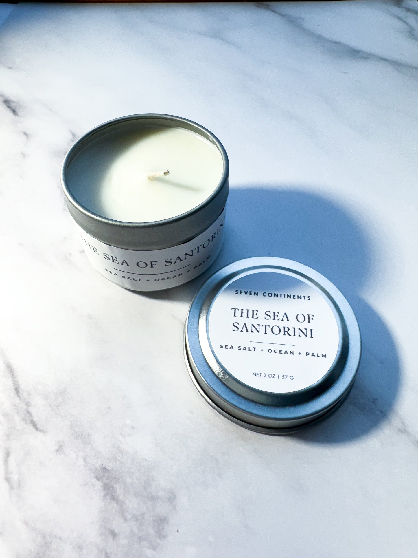 The Sea of Santorini - Soy Wax Mini Candle
