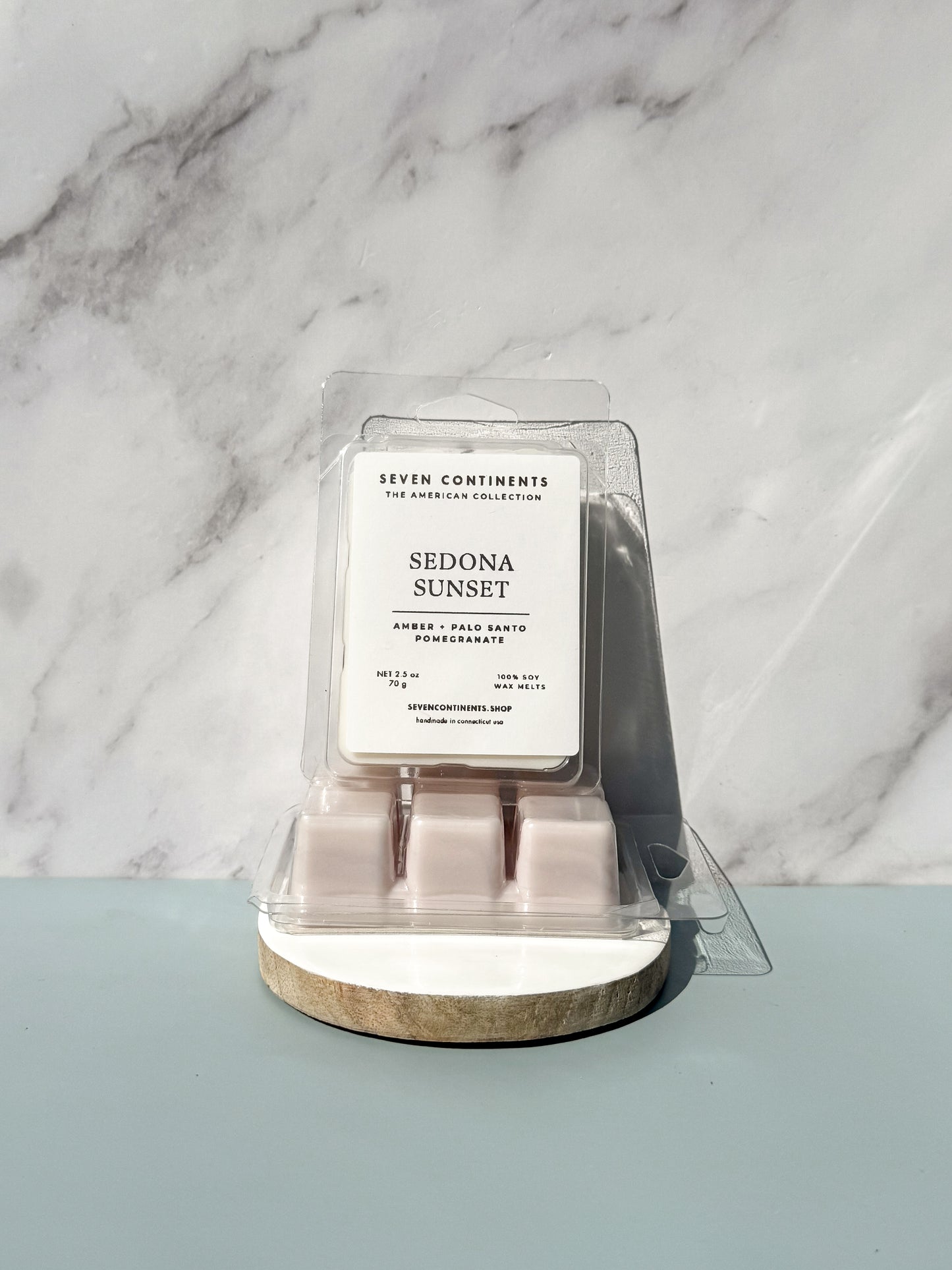 Sedona Sunset wax melts with warm desert-inspired fragrance