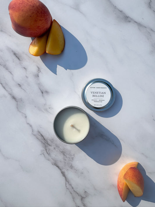 Venetian Bellini - Soy Wax Mini Candle