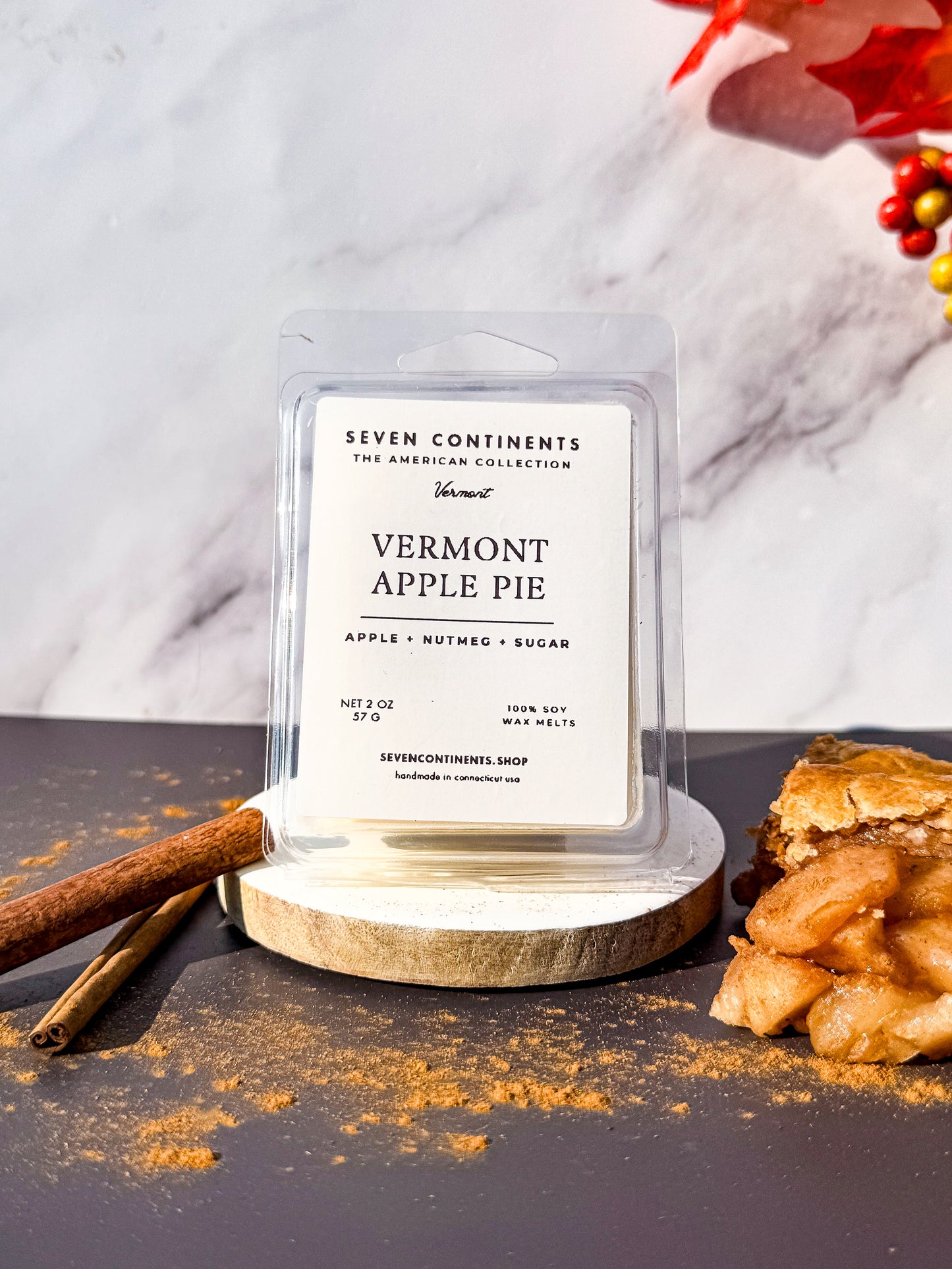 Vermont Apple Pie Soy Wax Melt