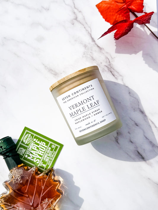 Vermont Maple Leaf Soy Candle