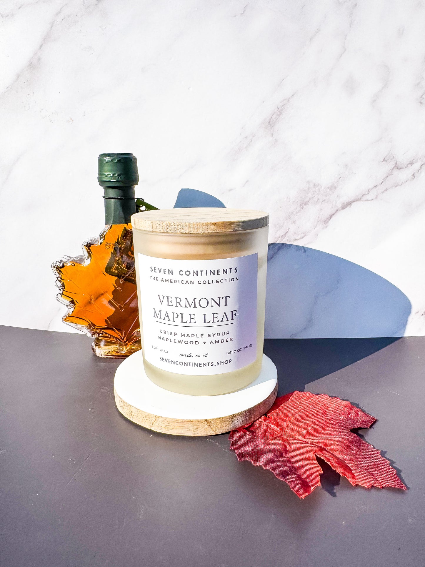 Vermont Maple Leaf Soy Candle