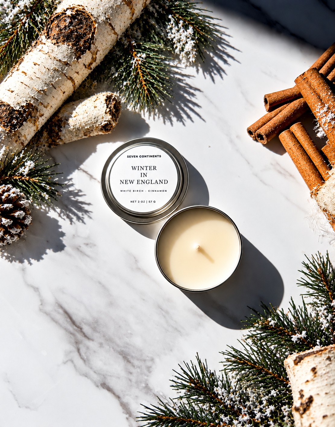 Winter in Connecticut - Soy Wax Mini Candle