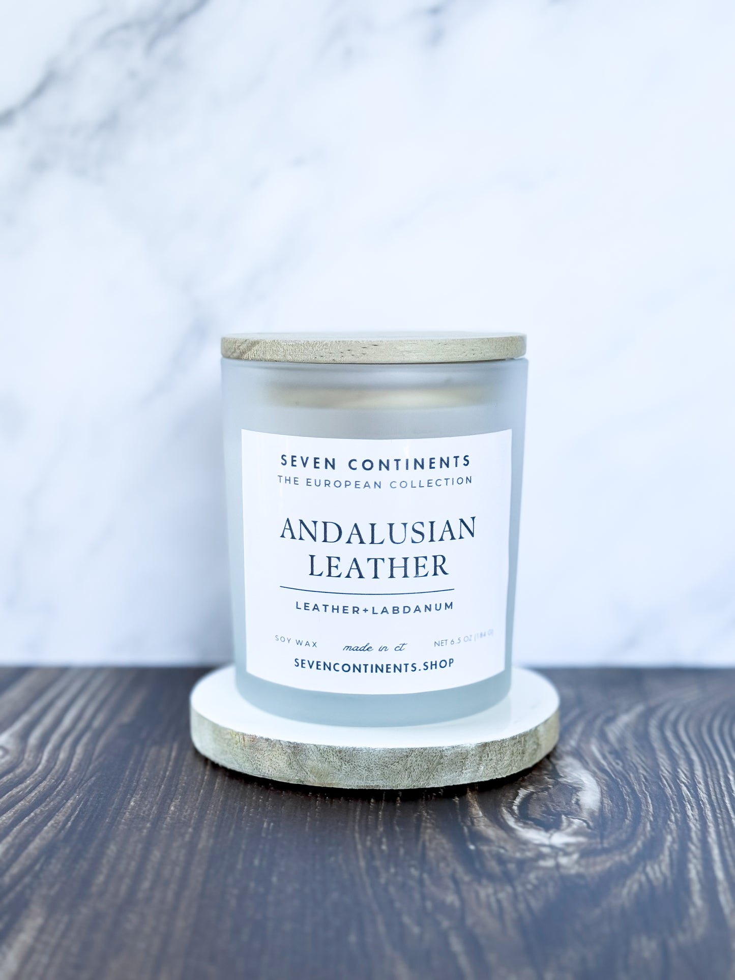 Andalusian Leather Candle