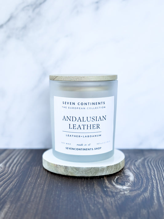 Andalusian Leather Candle