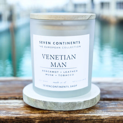 Venetian Man Candle