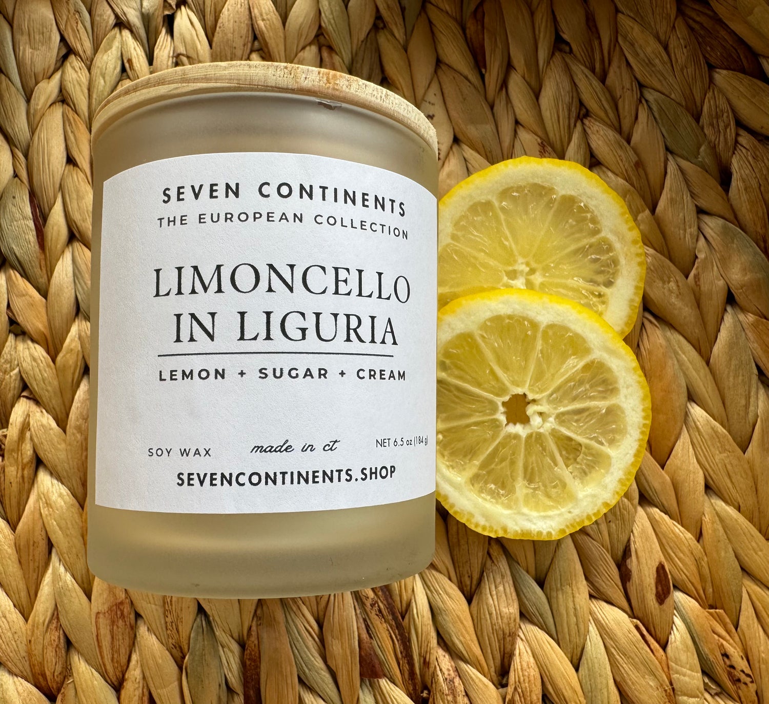 Lemon Scented Candles | Liguria Candle | Seven Continents