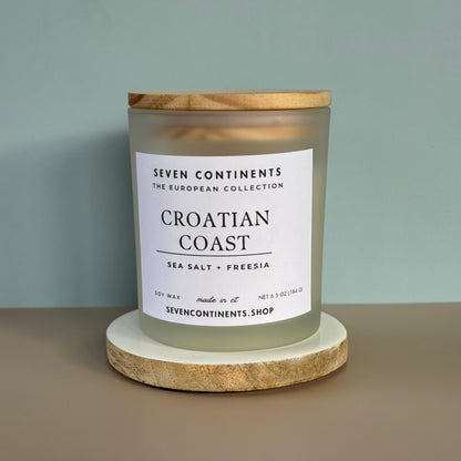 European Scented Candle | Croatian Coast Candle | Seven Continents