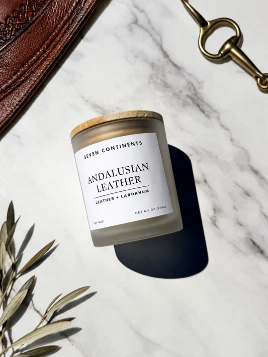 leather fall candle andalucia spain