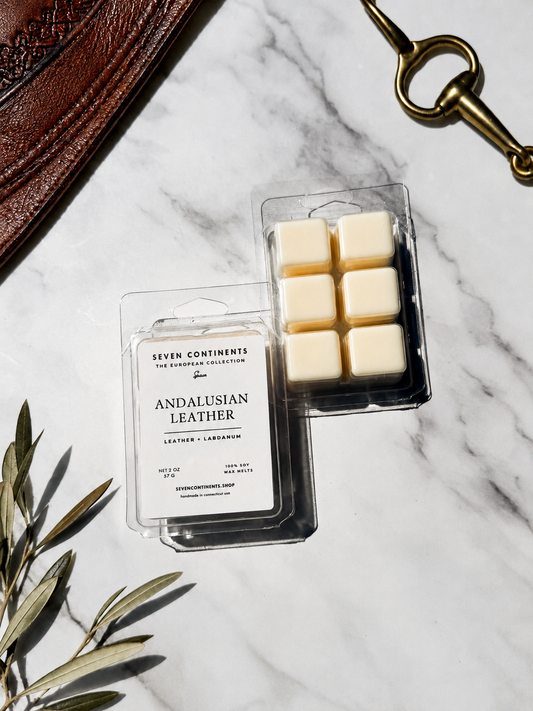 leather labdanum wax melt andalusia spain