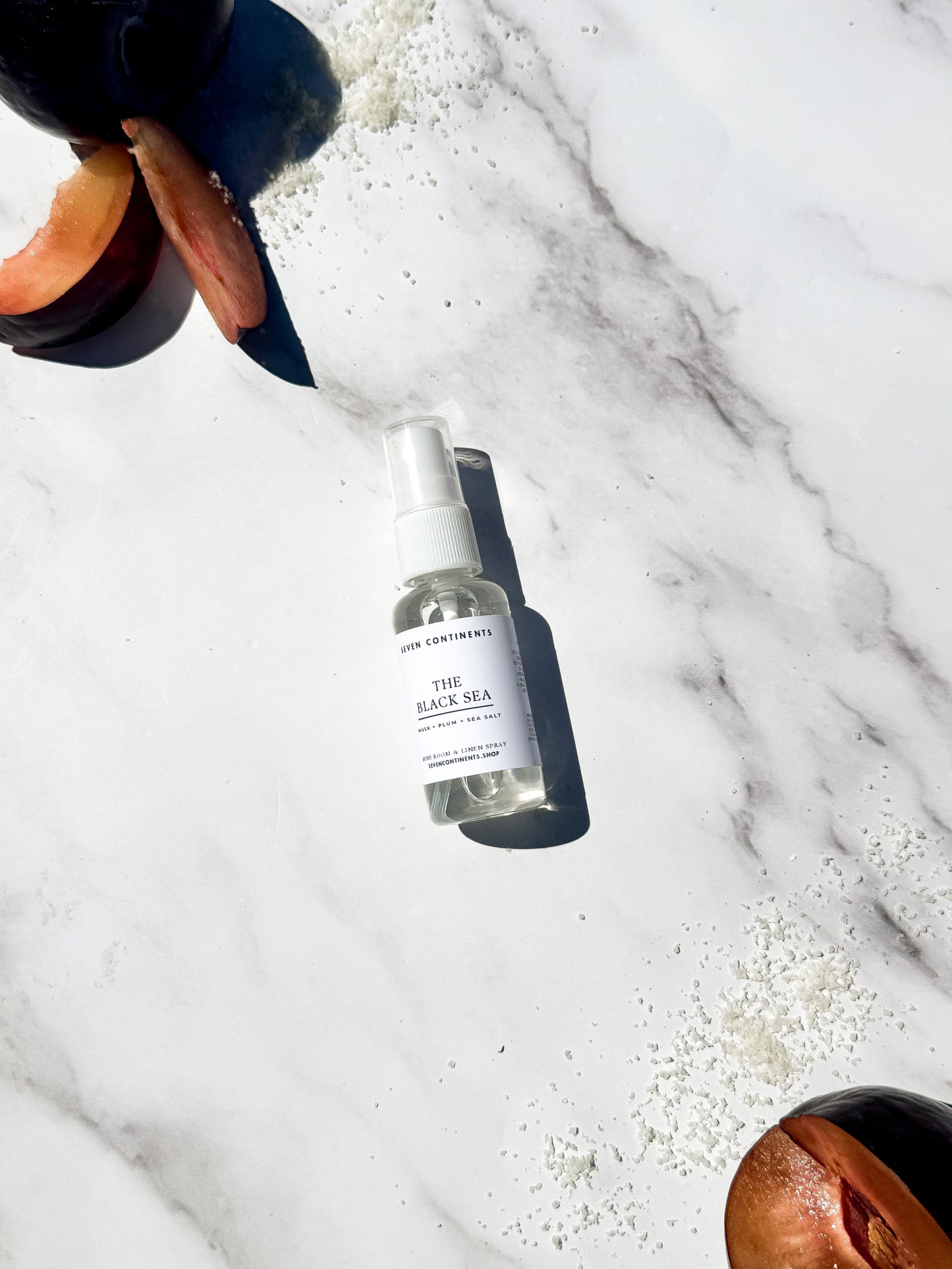 The Black Sea mini room spray with moody coastal fragrance
