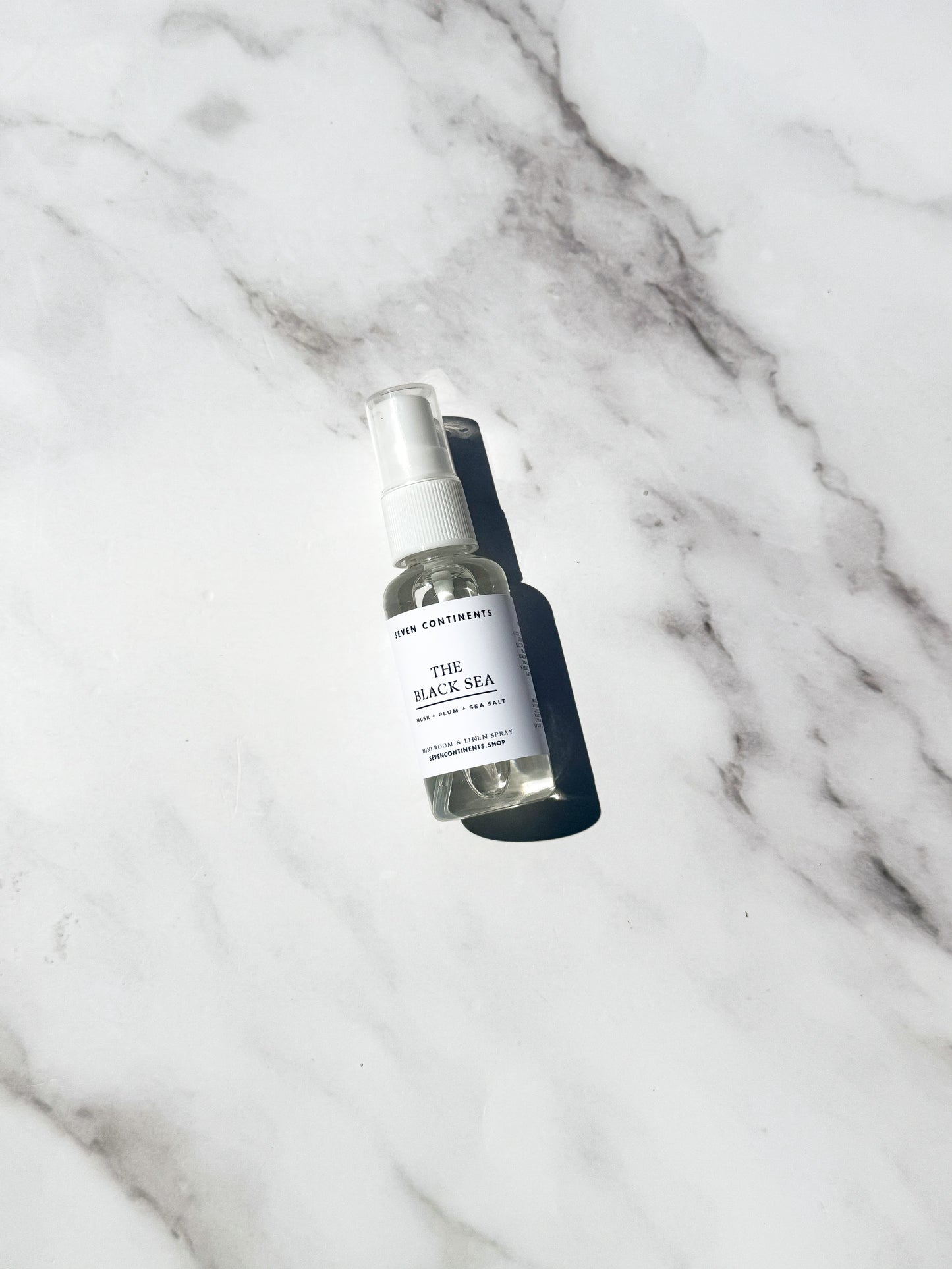 The Black Sea mini room spray with moody coastal fragrance