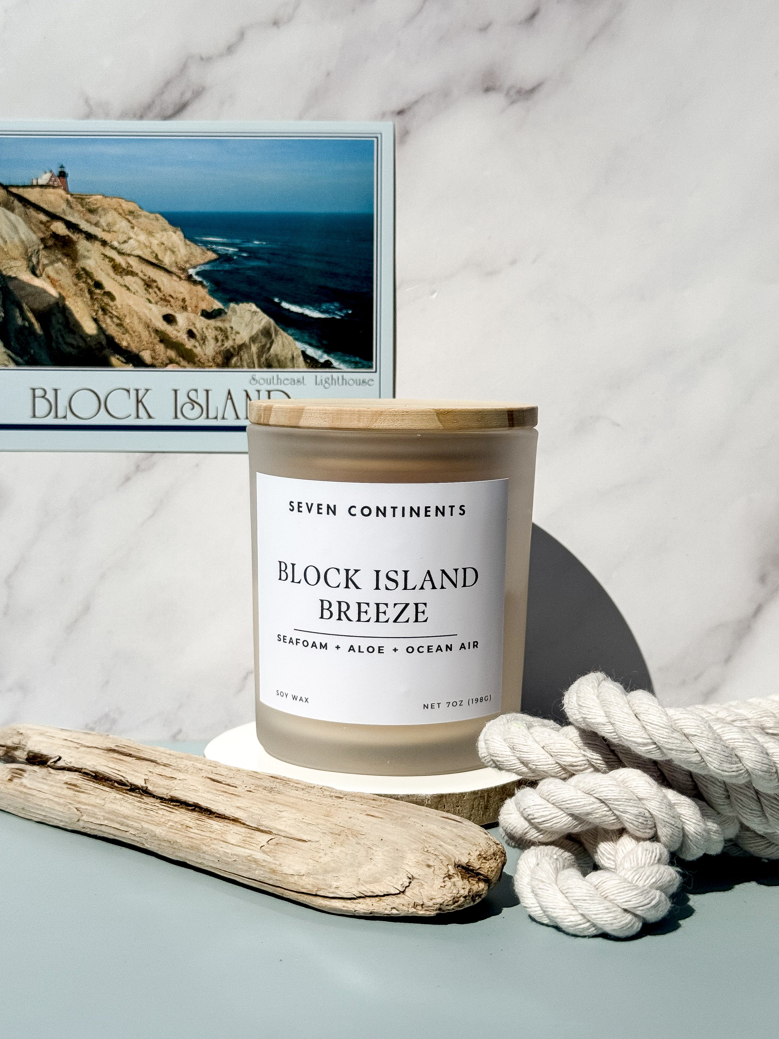Block Island Breeze Candle | Fresh Coastal Scent – Seven Continents