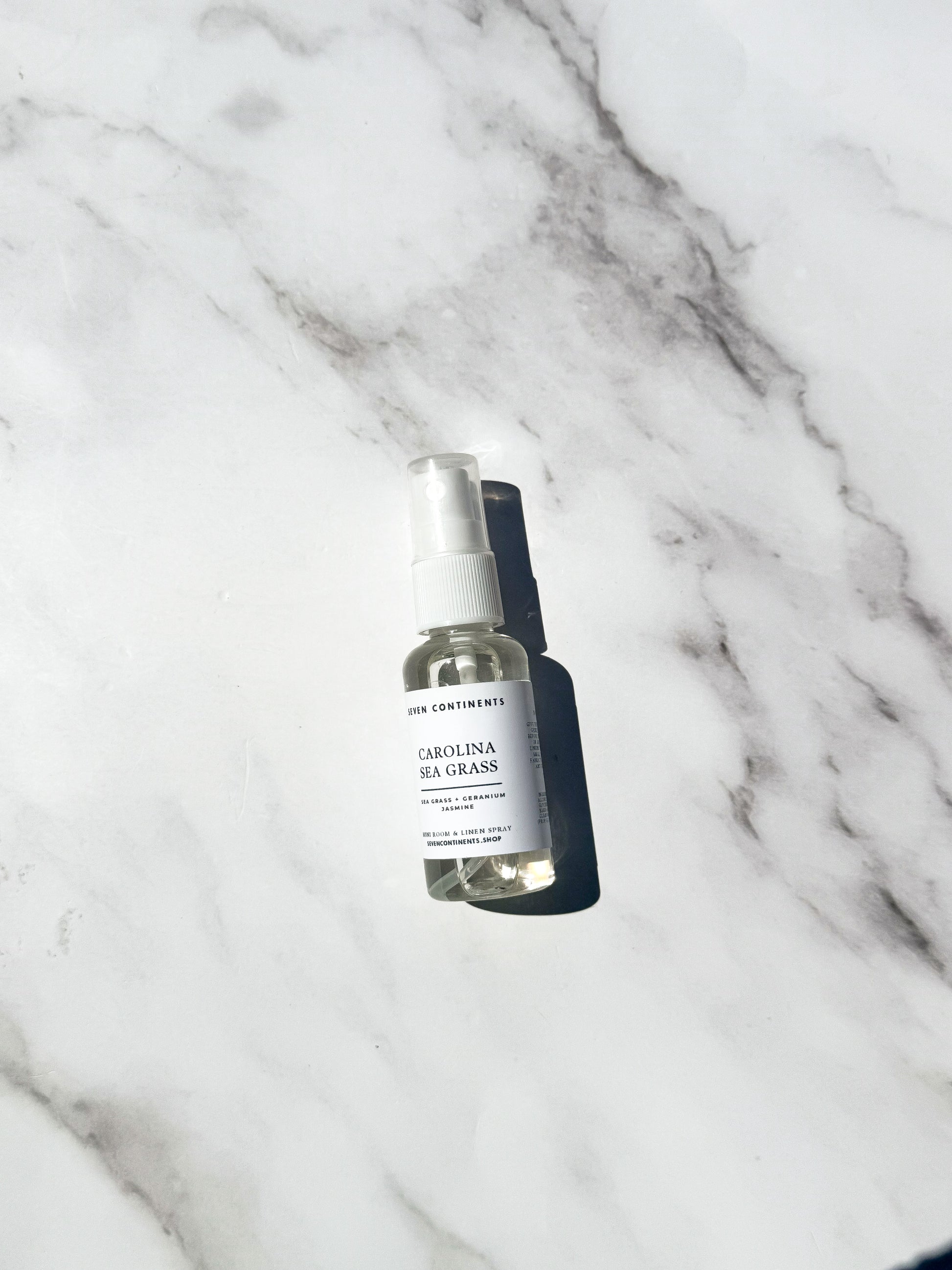Carolina Sea Grass mini room spray with fresh coastal scent inspired by the Carolina shoreline