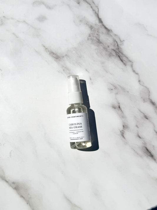 Carolina Sea Grass mini room spray with fresh coastal scent inspired by the Carolina shoreline