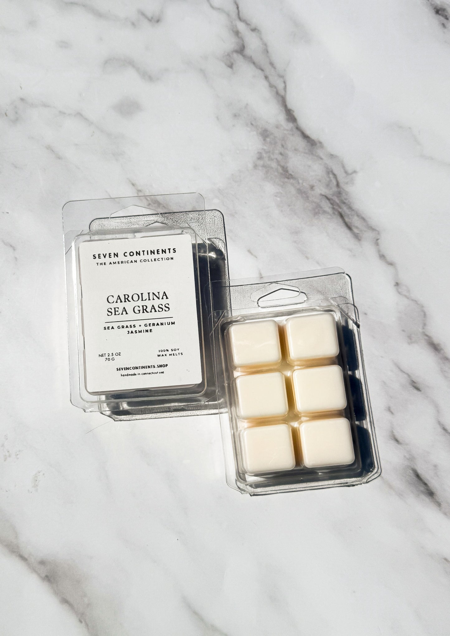 Carolina Sea Grass wax melts with fresh coastal fragrance inspired by the Carolina coast