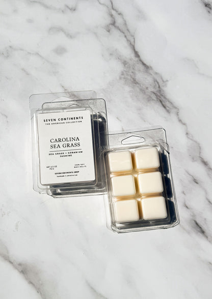 Carolina Sea Grass wax melts with fresh coastal fragrance inspired by the Carolina coast
