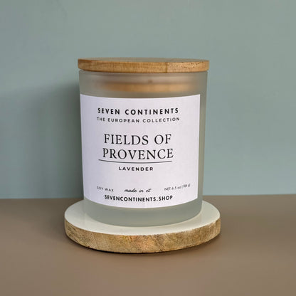 Lavender Scented Candles | Field of Provence Candle | Seven Continents