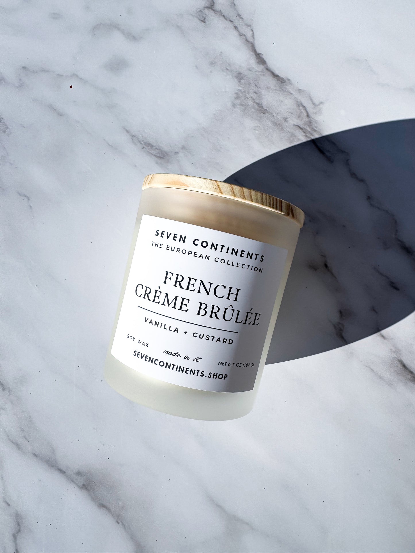 French Crème Brûlée Soy Wax Candle