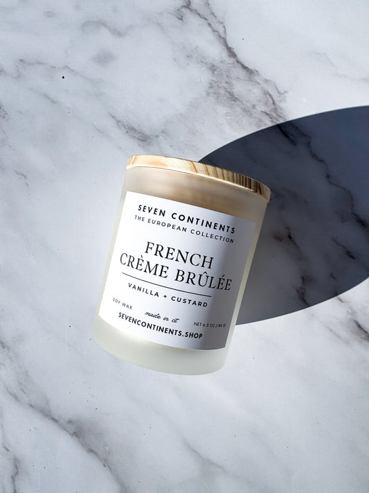 French Crème Brûlée Soy Wax Candle