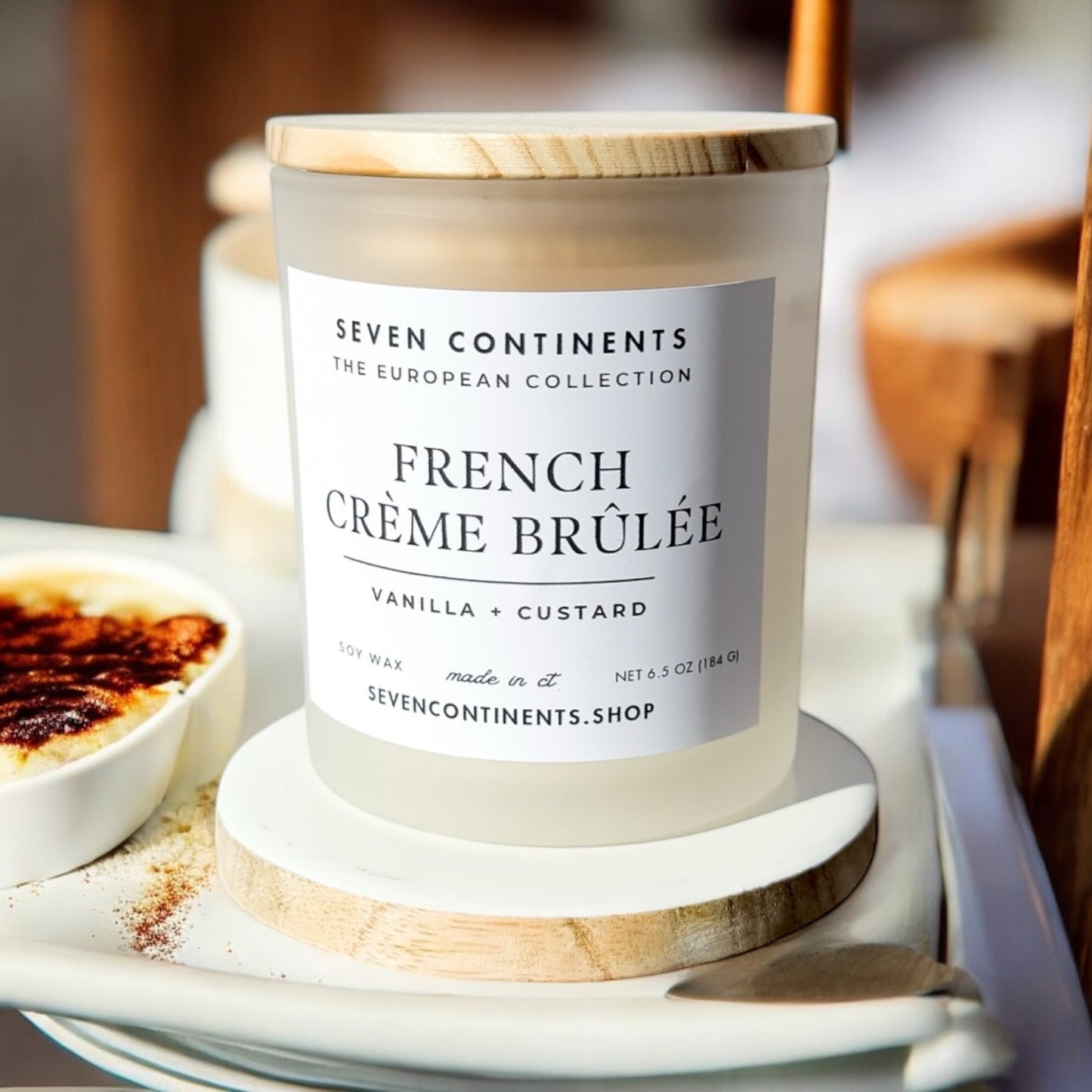 French Crème Brûlée Soy Wax Candle