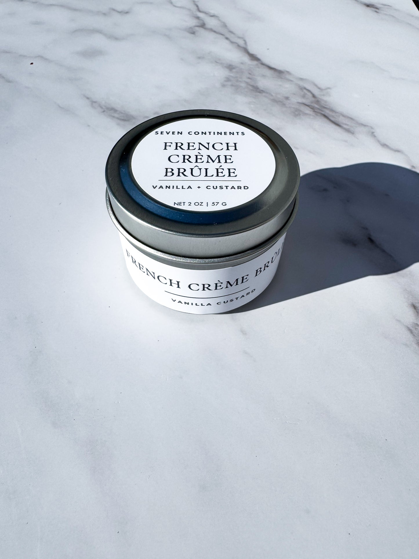 French Creme Brulee Soy Wax Mini Candle