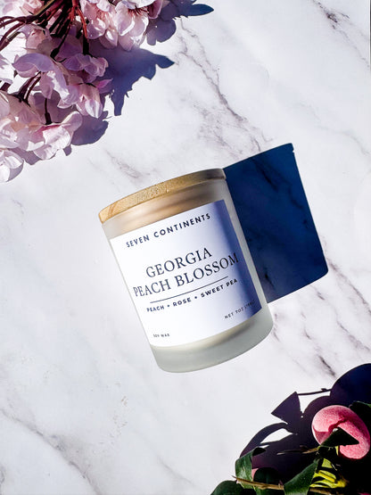 Georgia Peach Blossom Soy Candle